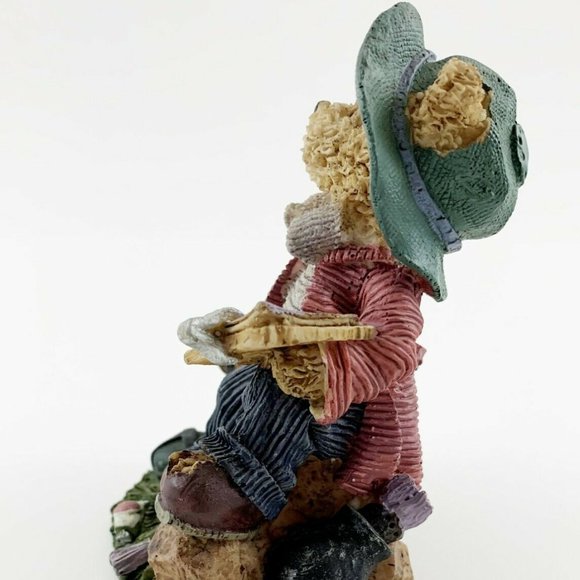 "K's Collection" Ceramic Bear Figurine, "Getting Ready to Paint". 5" x 3"  VGC! - Picture 4 of 7